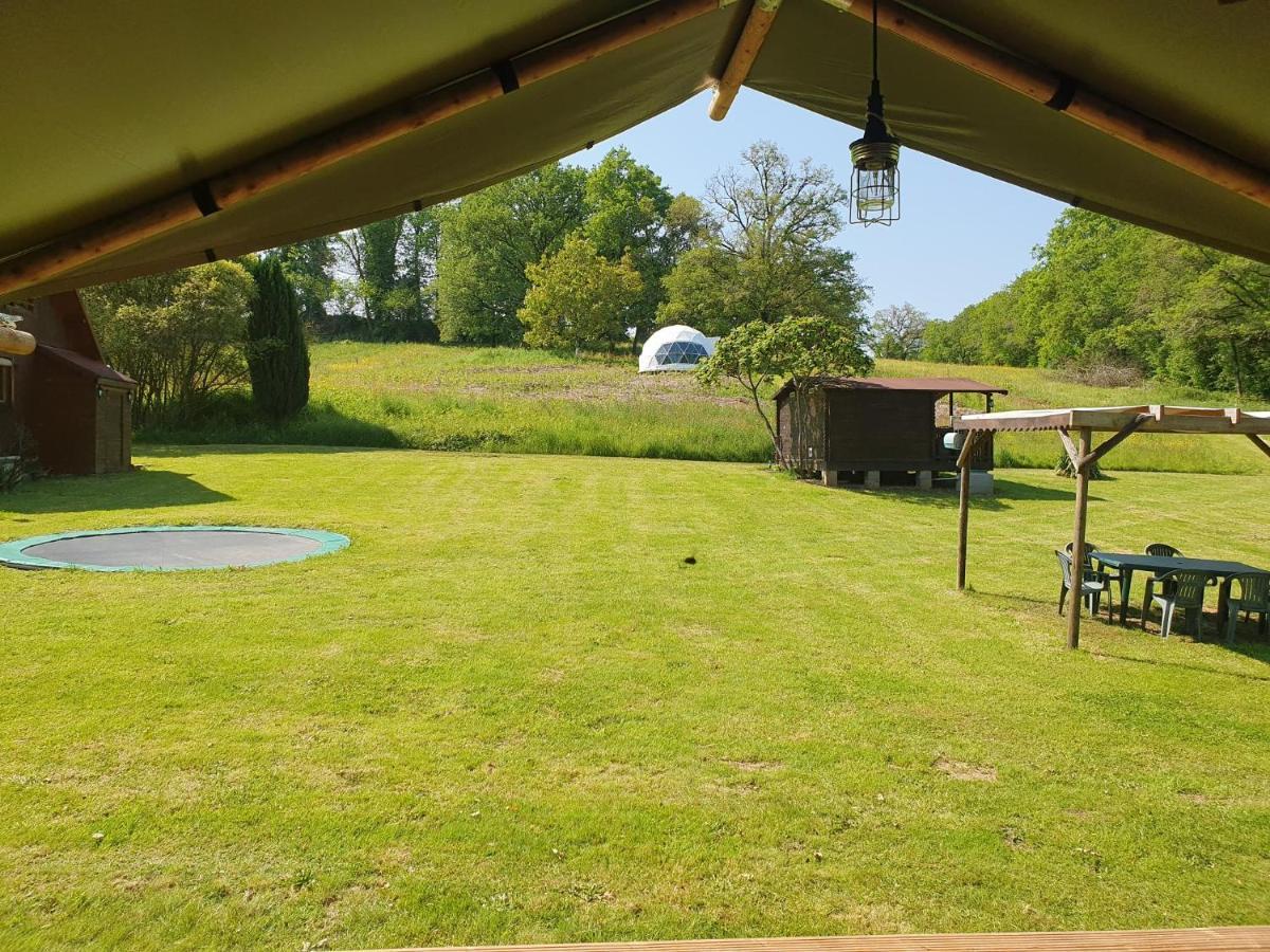 Luxury Safari Tents At Moulin Du Pommier Glamping & Camping Saulgond Εξωτερικό φωτογραφία